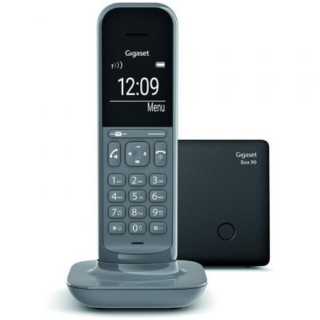 Teléfono Inalámbrico Gigaset CL390/ Gris - S30852-H2902-D203