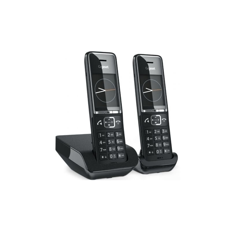 Teléfono Inalámbrico Gigaset Comfort 550/ Pack DUO/ Negro - L36852-H3001-D204