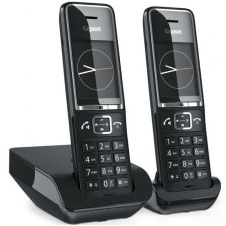 Teléfono Inalámbrico Gigaset Comfort 550/ Pack DUO/ Negro - L36852-H3001-D204
