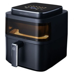 Freidora por Aire Airfryer / Sin Aceite Grunkel Black Light Fryer/ 1400W/ Capacidad 6L - BLACKLIGHTFRYER