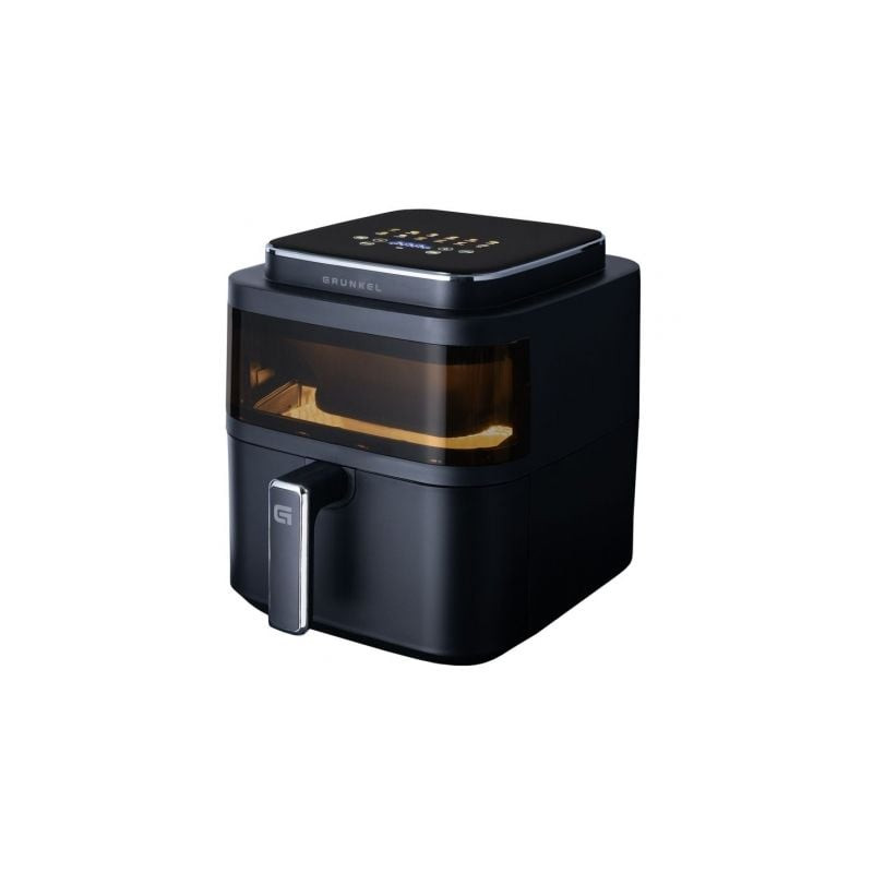 Freidora por Aire Airfryer / Sin Aceite Grunkel Black Light Fryer/ 1400W/ Capacidad 6L - BLACKLIGHTFRYER