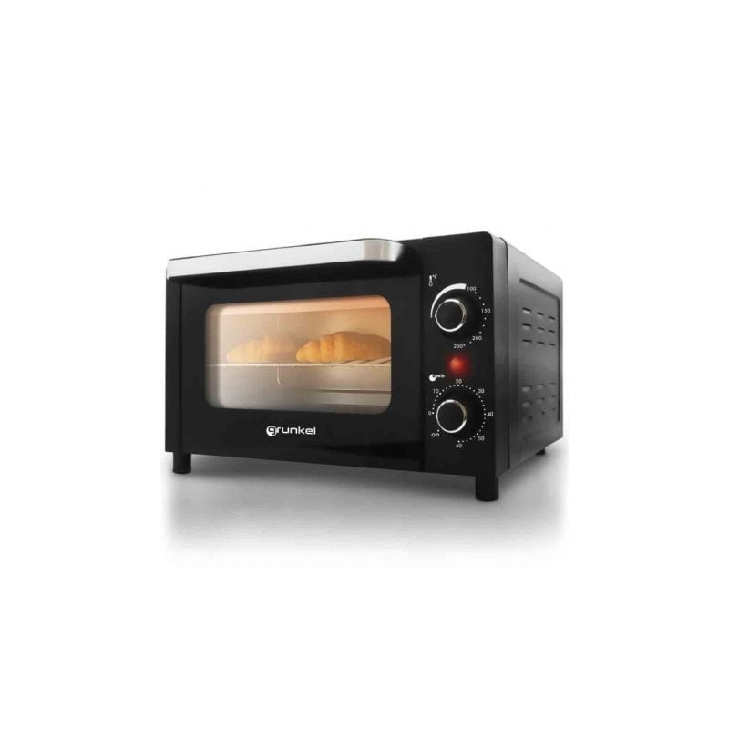 Horno de Sobremesa Grunkel HR-10MINI/ 1600W/ Capacidad 10L/ Negro - HR-10MINI
