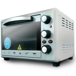 Horno de Sobremesa Grunkel HR-28SILVER/ 1600W/ Capacidad 28L/ Plata - HR-28SILVER
