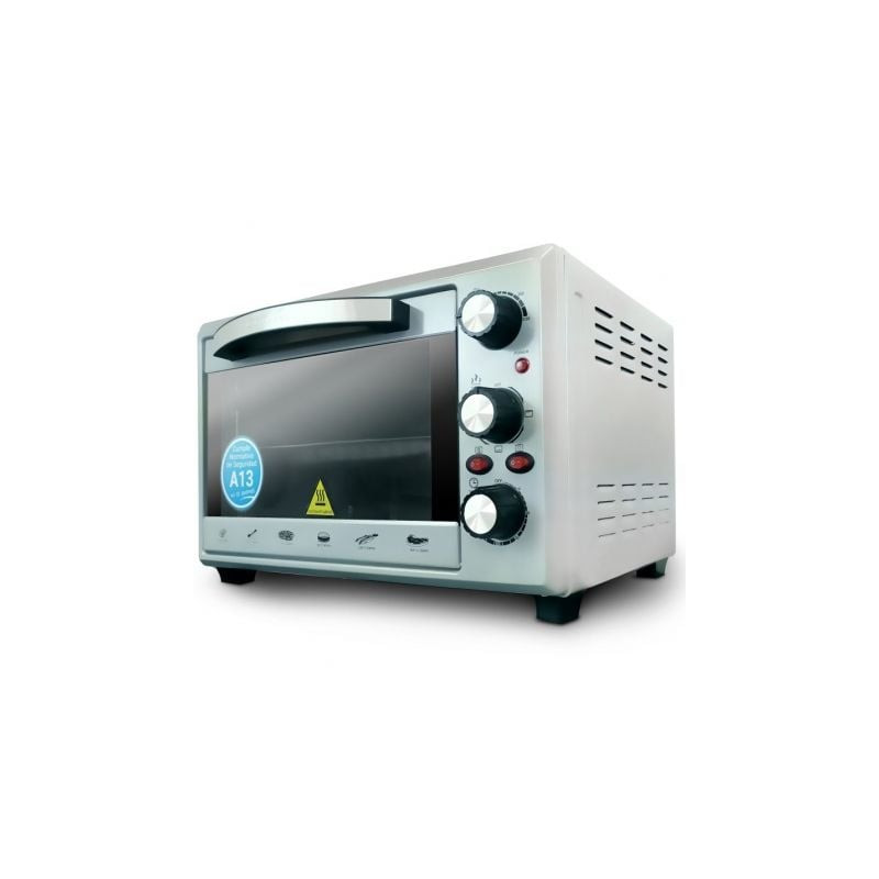 Horno de Sobremesa Grunkel HR-28SILVER/ 1600W/ Capacidad 28L/ Plata - HR-28SILVER