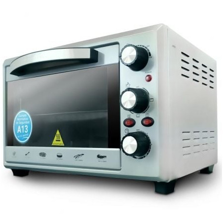 Horno de Sobremesa Grunkel HR-28SILVER/ 1600W/ Capacidad 28L/ Plata - HR-28SILVER