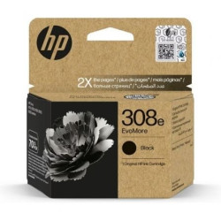 Cartucho de Tinta Original HP nº308e EvoMore/ Negro - 7FP22UE