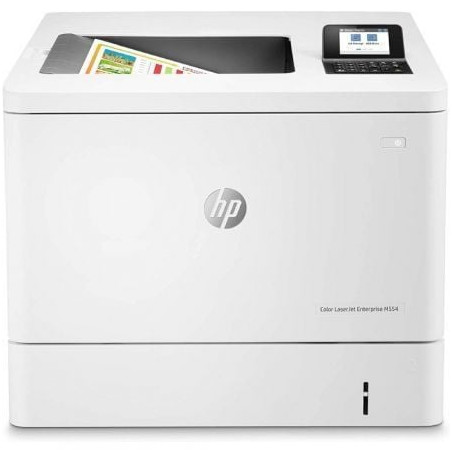 Impresora Láser Color HP LaserJet Enterprise M554DN Dúplex/ Blanca - 7ZU81A