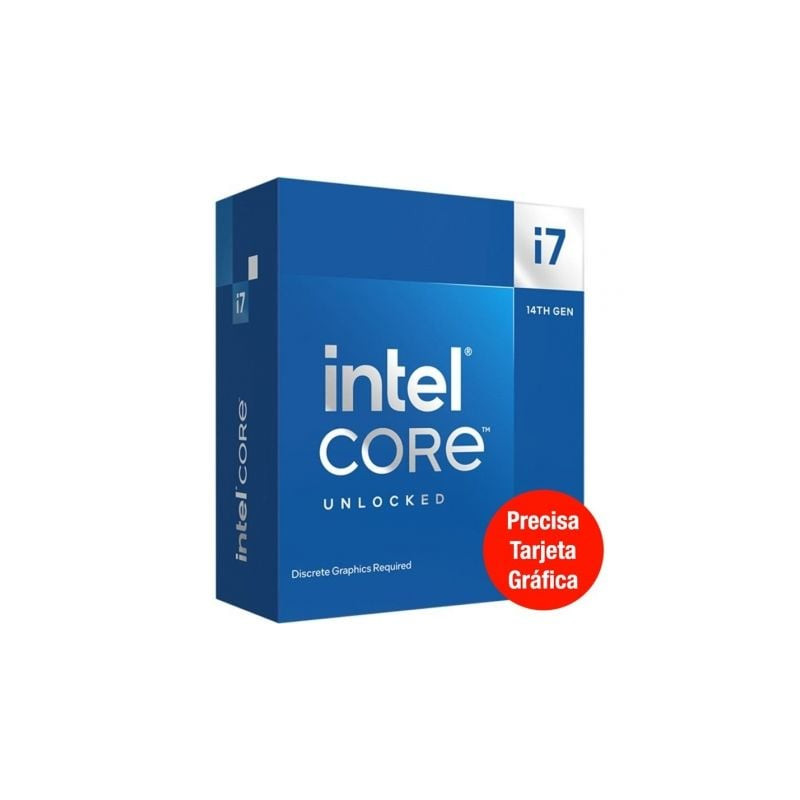 Procesador Intel Core i7-14700KF 3.40GHz Socket 1700 - BX8071514700KF