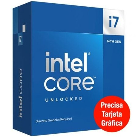 Procesador Intel Core i7-14700KF 3.40GHz Socket 1700 - BX8071514700KF