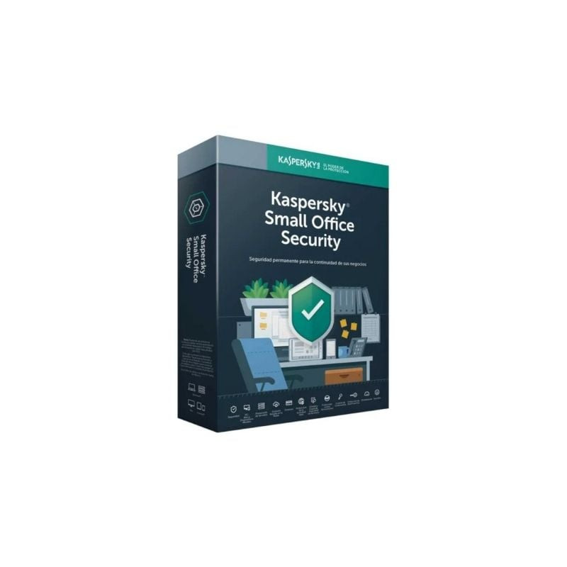 Antivirus Kaspersky Small Office Security 7/ 10 Dispositivos + 1 Servidor/ 1 Año - KL4541X5KFS-20ES