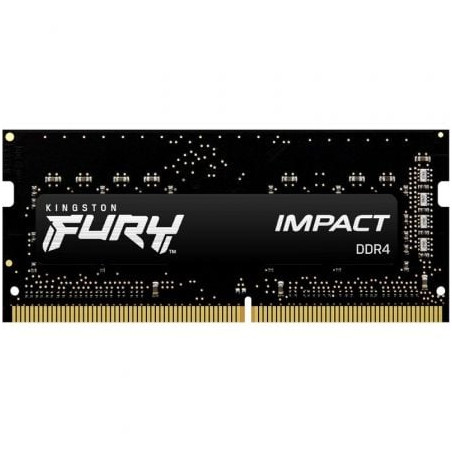 Memoria RAM Kingston FURY Impact 16GB/ DDR4/ 3200MHz/ 1.2V/ CL20/ SODIMM - KF432S20IB/16