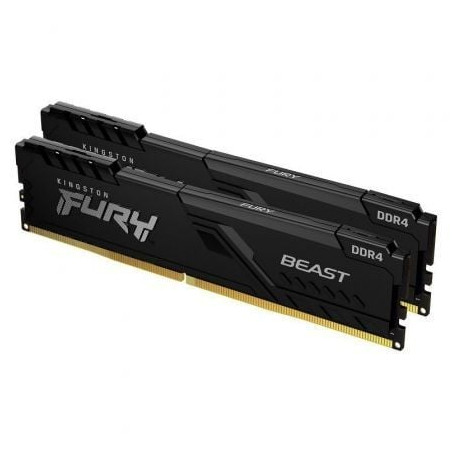 Memoria RAM Kingston FURY Beast 2 x 16GB/ DDR4/ 3200MHz/ 1.35V/ CL16/ DIMM - KF432C16BB1K2/32