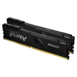 Memoria RAM Kingston FURY Beast 2 x 8GB/ DDR4/ 3200MHz/ 1.35V/ CL16/ DIMM - KF432C16BBK2/16