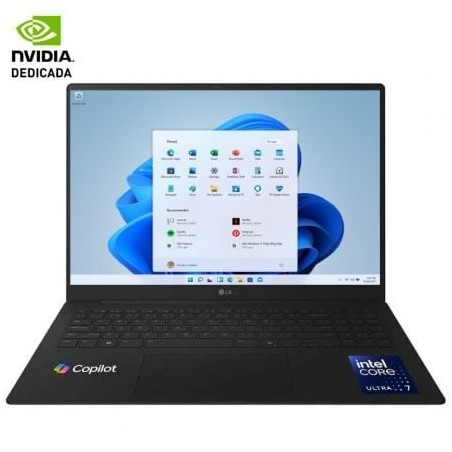 Portátil LG Gram Pro 16Z90TR-E.AD88B Intel Core Ultra 7-255H/ 32GB/ 1TB SSD/ GeForce RTX 5050/ 16"/ Win11 - 16Z90TR-E.AD88B