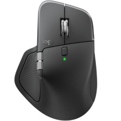 Ratón Ergonómico Inalámbrico Logitech MX Master 4/ Batería recargable/ Hasta 8000 DPI/ Grafito - 910-007562