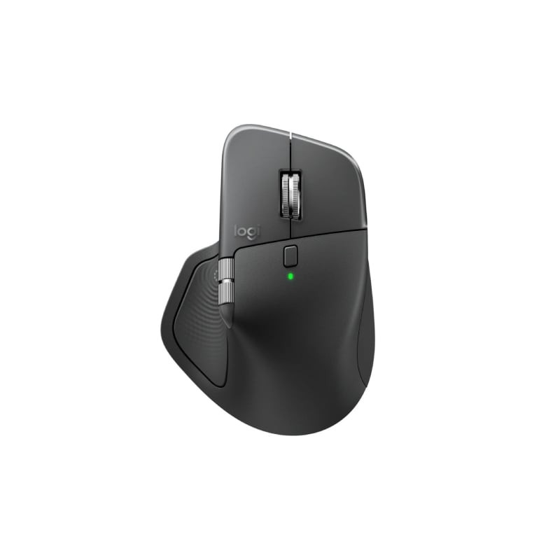 Ratón Ergonómico Inalámbrico Logitech MX Master 4/ Batería recargable/ Hasta 8000 DPI/ Grafito - 910-007562