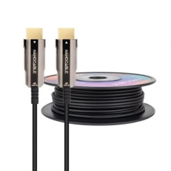 Cable HDMI 2.0 AOC 4K Nanocable 10.15.2030/ HDMI Macho - HDMI Macho/ 30m/ Negro - 10.15.2030