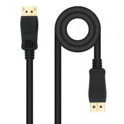 Cable DisplayPort Nanocable 10.15.2601-L150/ DisplayPort Macho - DisplayPort Macho/ 1.5m/ Negro - 10.15.2601-L150