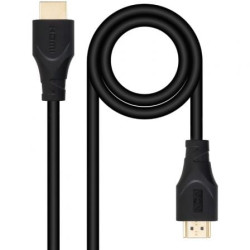 Cable HDMI 1.4 Nanocable 10.15.4705/ HDMI Macho - HDMI Macho/ 5m/ Negro - 10.15.4705