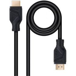 Cable HDMI 2.1 8K Nanocable 10.15.8301/ HDMI Macho - HDMI Macho/ 1m/ Negro - 10.15.8301