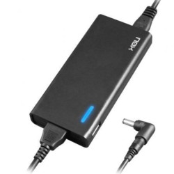 Cargador de Portátil Nox NXPWR90NB/ 1xUSB/ 90W/ Automático/ 10 Conectores/ Voltaje 15-20V - NXPWR90NB