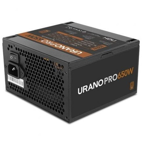 Fuente de Alimentación Nox Hummer Urano Pro/ 650W/ Ventilador 12cm/ 80 Plus Bronze - NXURPRO650BZ