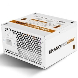 Fuente de Alimentación Nox Hummer Urano Pro White/ 650W/ Ventilador 12cm/ 80 Plus Bronze/ Blanca - NXURPRO650BZWH