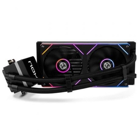 Sistema de Refrigeración Líquida Nox M-240 LCD/ Negro - NXHUMMERM240LCDBK