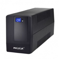 SAI Línea Interactiva Phasak 1000 VA LCD/ 1000VA/ 4 Salidas/ Formato Torre - PH 9410