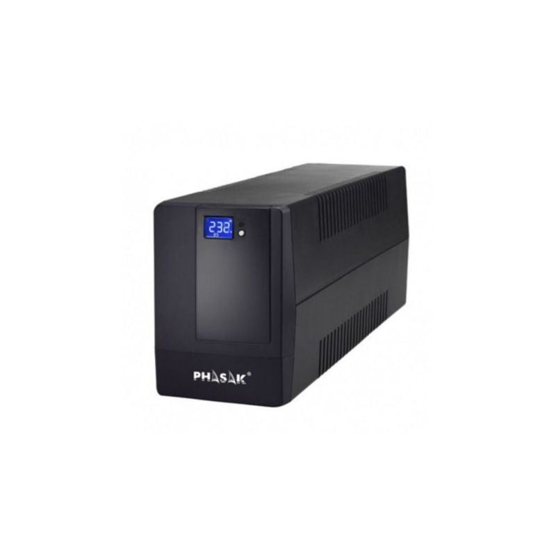 SAI Línea Interactiva Phasak 1000 VA LCD/ 1000VA/ 4 Salidas/ Formato Torre - PH 9410