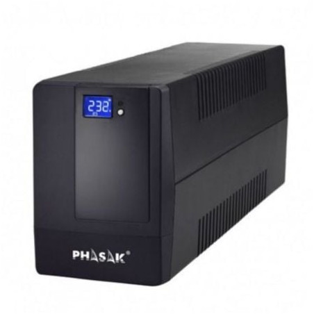 SAI Línea Interactiva Phasak 1000 VA LCD/ 1000VA/ 4 Salidas/ Formato Torre - PH 9410