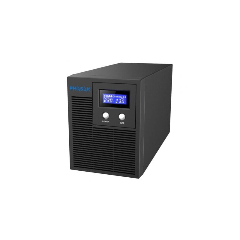 SAI Línea Interactiva Phasak Protekt 2160 VA/ 2160VA-1400W/ 4 Salidas/ Formato Torre - PH 7621