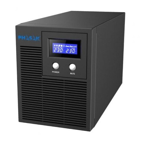 SAI Línea Interactiva Phasak Protekt 2160 VA/ 2160VA-1400W/ 4 Salidas/ Formato Torre - PH 7621