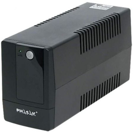 SAI Línea Interactiva Phasak Basic Interactive 600 VA/ 600VA-360W/ 2 Salidas/ Formato Torre - PH 9406