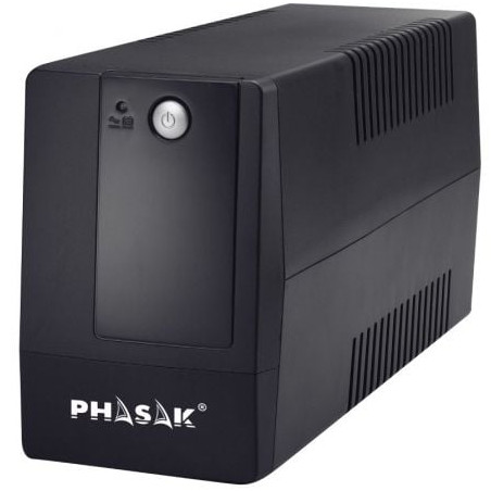 SAI Línea Interactiva Phasak Basic Interactive 800 VA/ 800VA-480W/ 2 Salidas/ Formato Torre - PH 9408