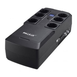 SAI Línea Interactiva Phasak Kryptos 800 VA/ 480W/ 6 Salidas/ Formato Bloque - PH 9478