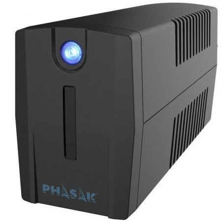 SAI Línea Interactiva Phasak Ottima 660 VA Interactive/ 660VA-360W/ 2 Salidas/ Formato Torre - PH 7266