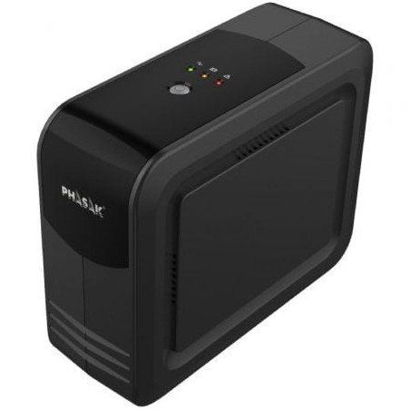 SAI Línea Interactiva Phasak Smart Lite 750 VA/ 750VA-450W/ 3 Salidas/ Formato Torre - PH 9497