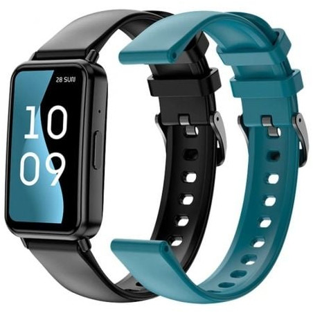 Smartwatch SPC Duo Fit/ Notificaciones/ Frecuencia Cardíaca/ Negro Oscuro - 9654N