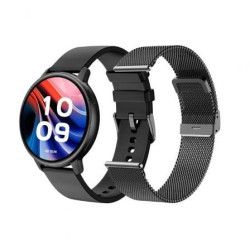 Smartwatch SPC Smartee Duo Classic 9652N/ Notificaciones/ Frecuencia Cardíaca/ Negro/ Incluye Correa Extra - 9652N