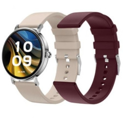 Smartwatch SPC Smartee Duo Velvet 9656B/ Notificaciones/ Frecuencia Cardíaca/ Blanco - 9656B