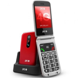 Teléfono Móvil SPC Stella 3 para Personas Mayores/ 4G/ Rojo - 2339R