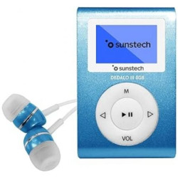Reproductor MP3 Sunstech Dedalo III/ 8GB/ Radio FM/ Azul - DEDALOIII8GBBL