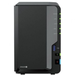 NAS Synology Diskstation DS225+/ 2 Bahías 3.5"- 2.5"/ 2GB DDR4/ Formato Torre - DS225+