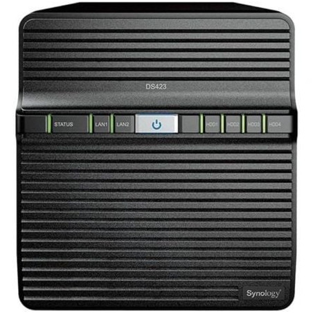 NAS Synology Diskstation DS423/ 4 Bahías 3.5"- 2.5"/ 2GB DDR4/ Formato Torre - DS423
