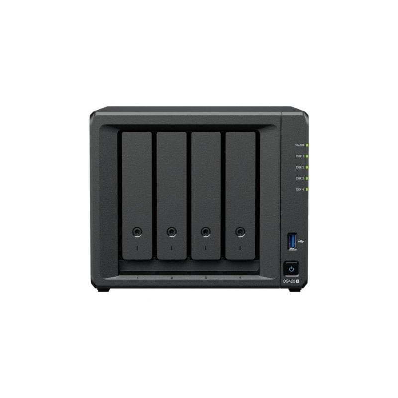 NAS Synology Diskstation DS425+/ 4 Bahías 3.5"- 2.5"/ 2GB DDR4/ Formato Torre - DS425+