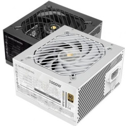 Fuente de Alimentación Mars Gaming MPB1000SI/ 1000W/ Ventilador 12cm/ 80 Plus Gold/ Blanca - MPB1000SIW