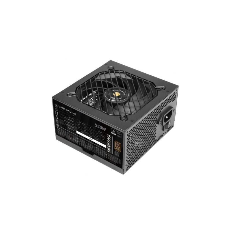 Fuente de Alimentación Mars Gaming MPB550SI/ 550W/ Ventilador 12cm/ 80 Plus Bronze - MPB550SI