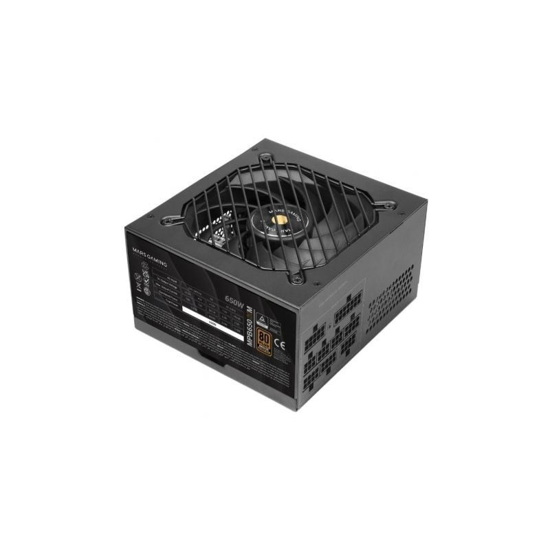 Fuente de Alimentación Mars Gaming MPB650SIM/ 650W/ Ventilador 12cm/ 80 Plus Bronze - MPB650SIM