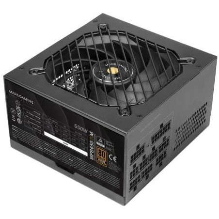 Fuente de Alimentación Mars Gaming MPB650SIM/ 650W/ Ventilador 12cm/ 80 Plus Bronze - MPB650SIM